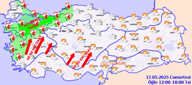 İstanbul İçin Meteorolojik Uyarı: Kuvvetli Yağış ve Elektrik Fırtınası Geliyor