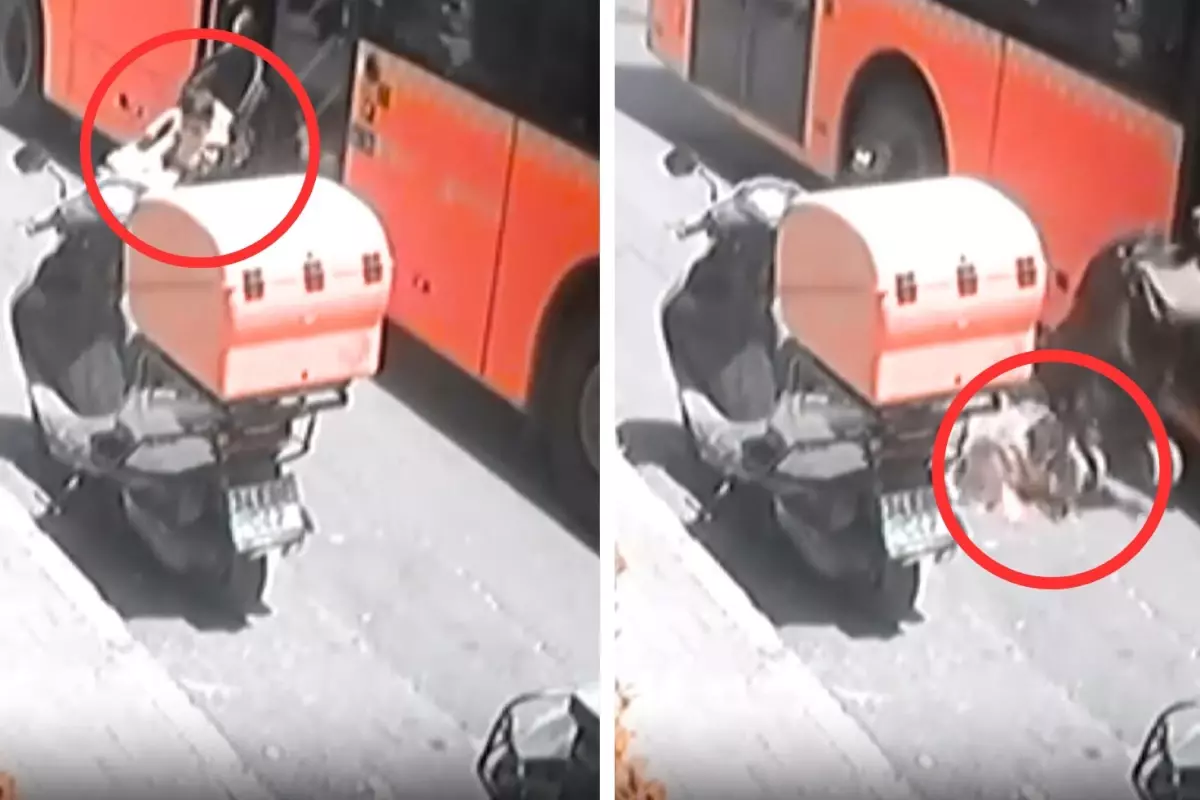 Avcılar’da İETT Otobüsünde Bebek Arabası Devrildi