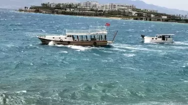 Bodrum-Datça Feribot Seferleri Fırtına Nedeniyle İptal Edildi
