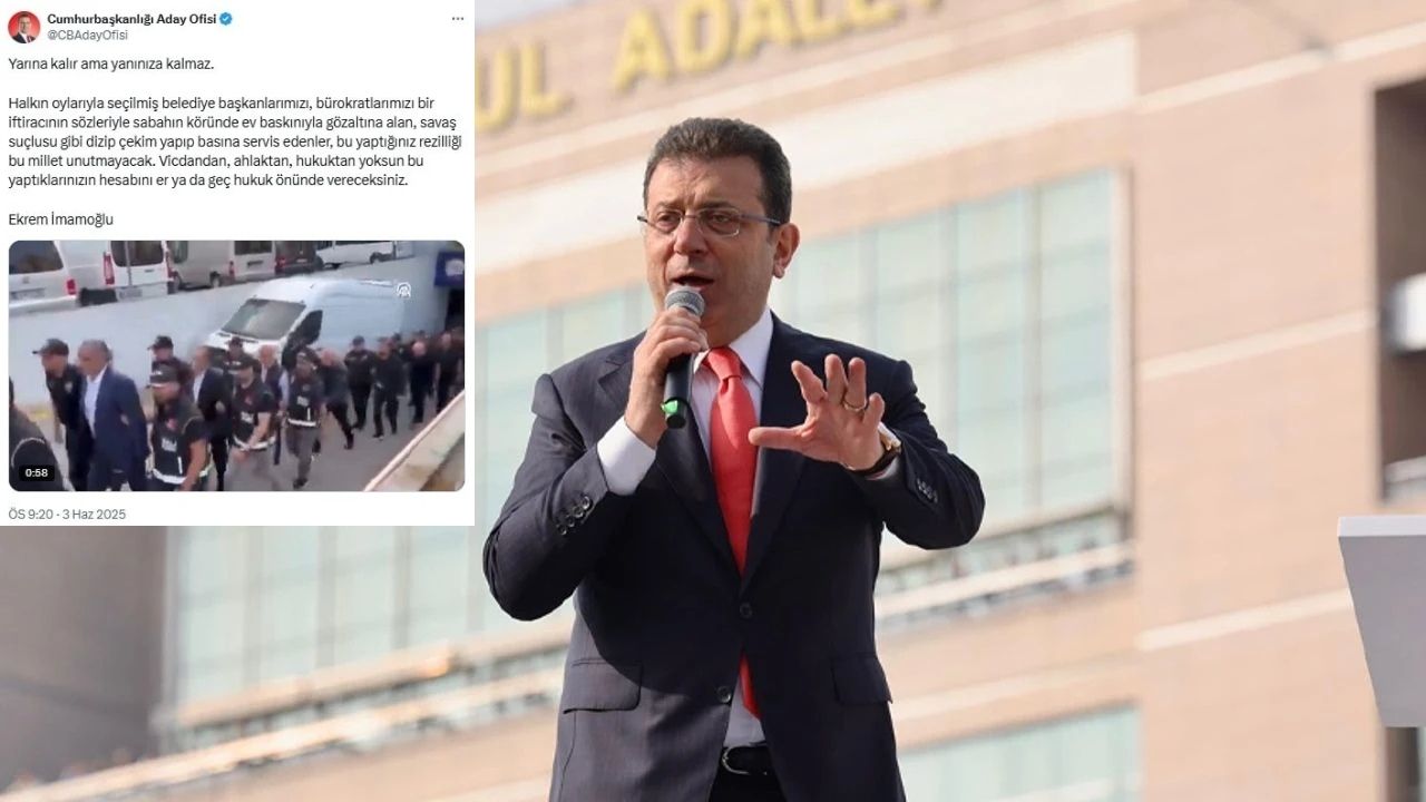 Son Dakika: Ekrem İmamoğlu’ndan Sert Tepki – “Bu Rezilliği Bu Millet Unutmayacak”
