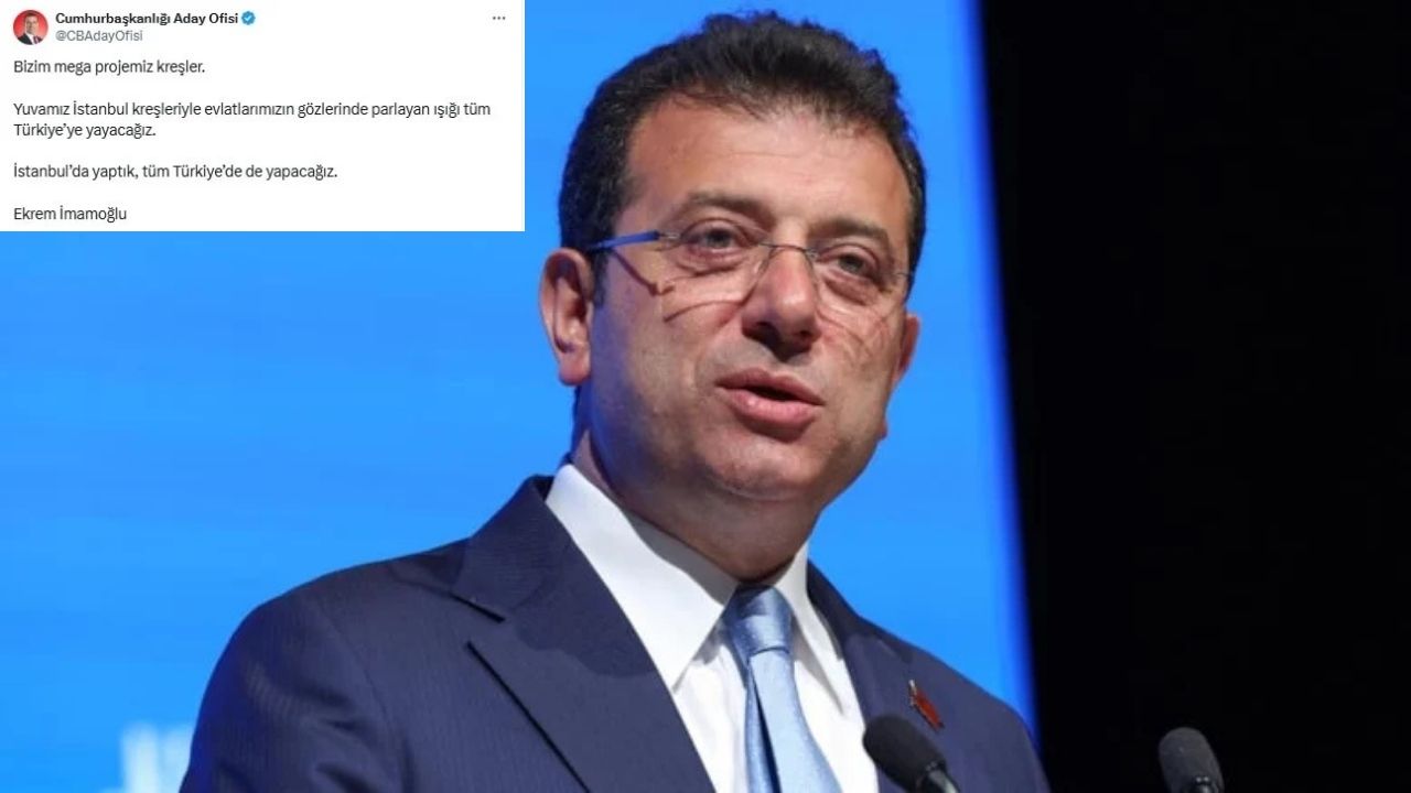 Ekrem İmamoğlu Mega Projesini Açıkladı: “Bizim Mega Projemiz Kreşler”