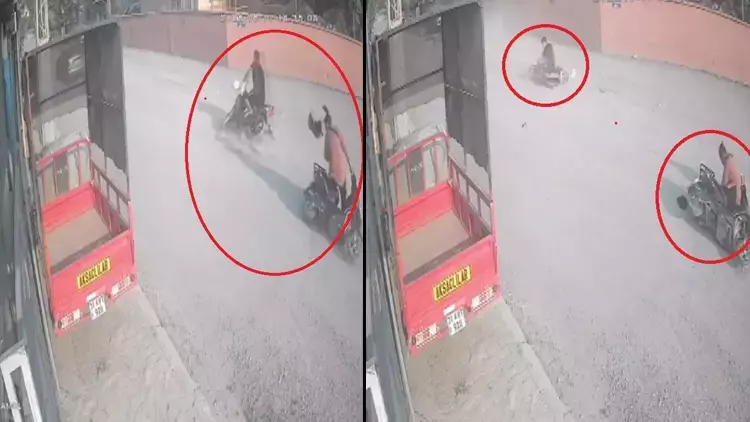 Hatay'da Motosikletten Düşen Kadın Sürücüye Karşıdan Gelen Motosiklet Çarptı