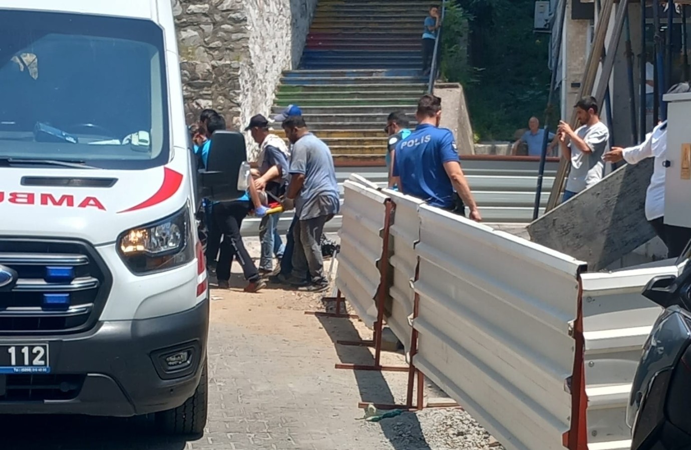 Aydın Efeler’de İnşaatta Yüksekten Düşen İşçi Yaralandı