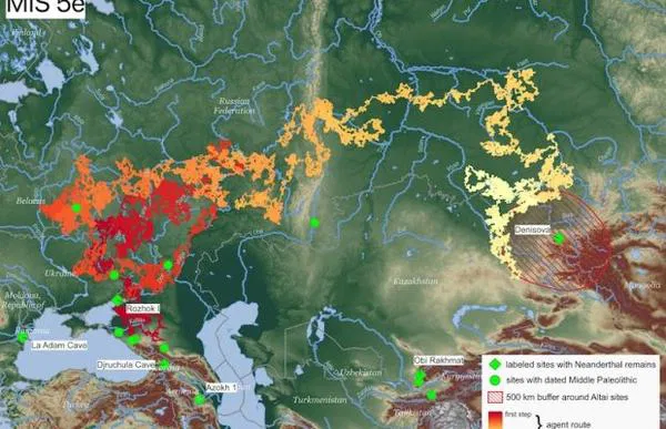 Neandertallerin Doğuya Göç Rotası Belirlendi: 3.250 Kilometrelik Yolculuk
