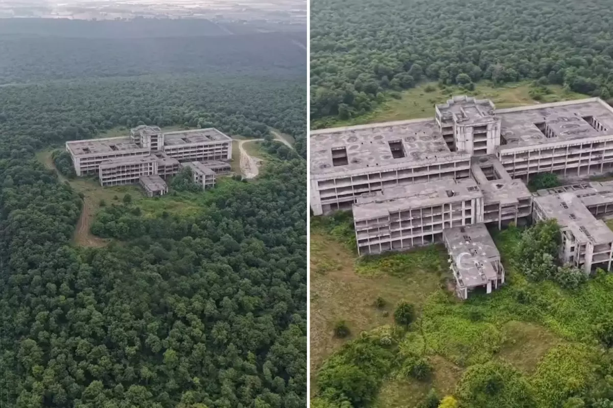 İmece Usulü Yapılan Dev Hastane Yıllardır Tamamlanmayı Bekliyor