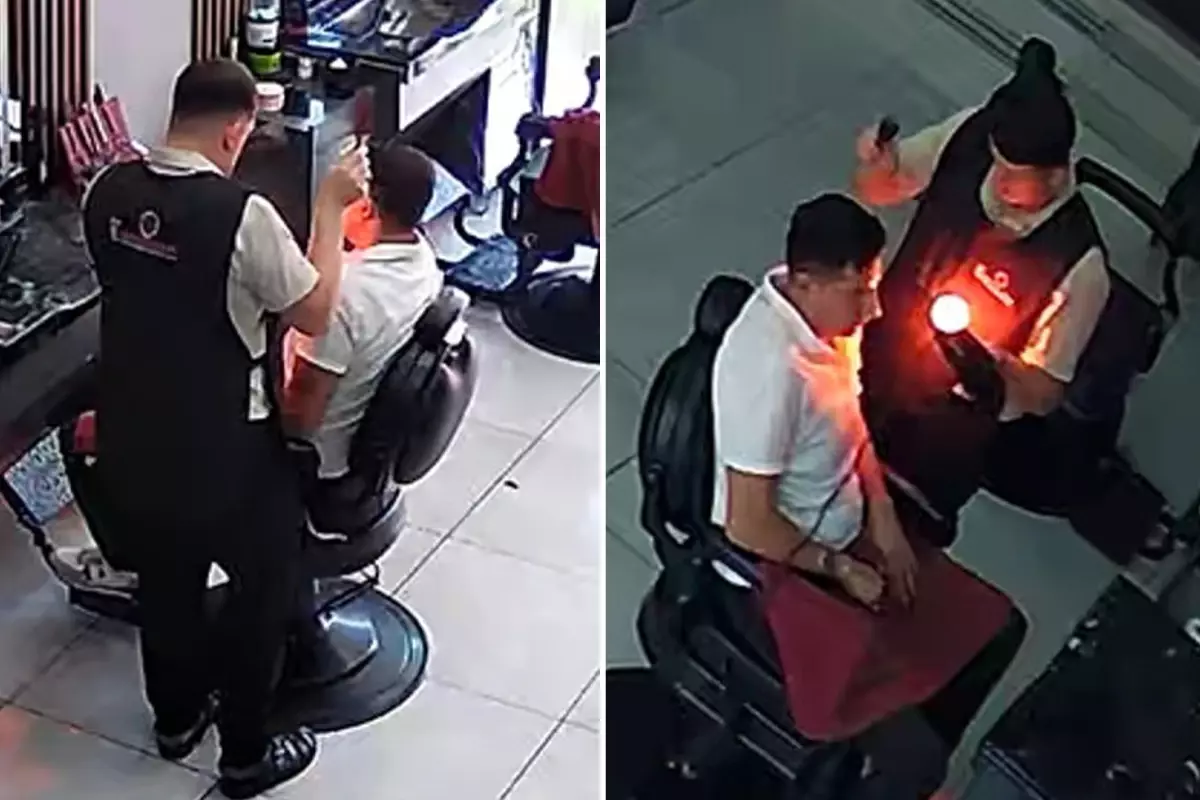 Erzurum’da Berberde Fön Makinesi Patladı: O Anlar Kamerada Erzurum’da Berberde Fön Makinesi Patladı: O Anlar Kamerada