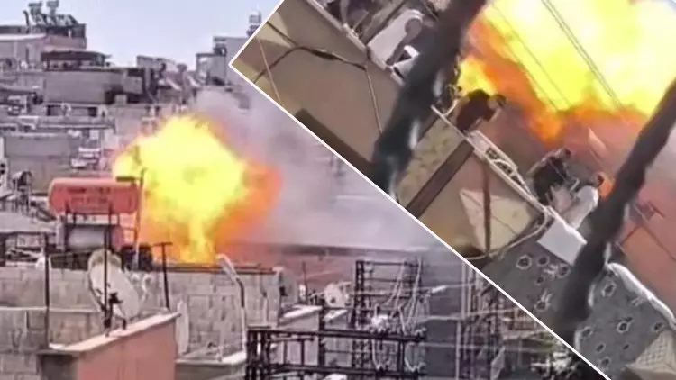 Gaziantep'te Çatı Katındaki Yangında Patlama! Onlarca Kişi Son Anda Kurtuldu Gaziantep'te Çatı Katındaki Yangında Patlama! Onlarca Kişi Son Anda Kurtuldu
