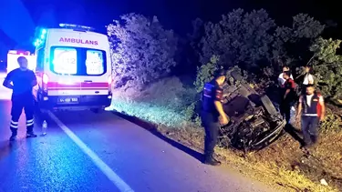 Uşak’ta Şarampole Devrilen Otomobilde 16 Yaşındaki Genç Hayatını Kaybetti