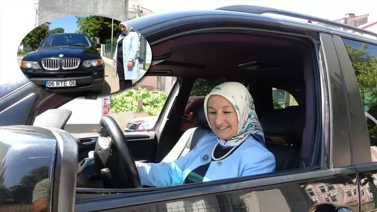 Bu Otomobilin Plakası Merak Uyandırıyor: '06 RTE 06' Giresun Sokaklarında