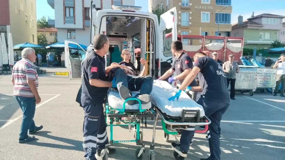 Çorum’da Pazar Yerine Silahlı Saldırı: 1’i Ağır 8 Yaralı