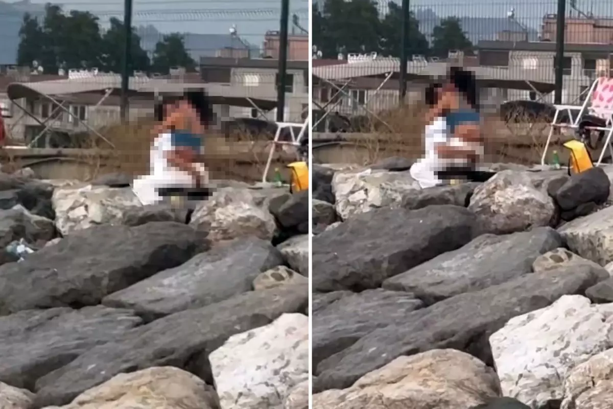 Mudanya Yat Limanı'nda Tepki Çeken Görüntü