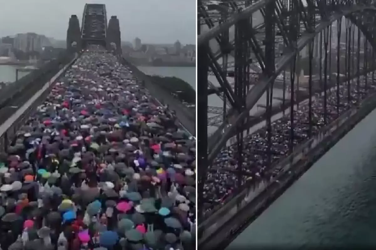 Sydney’de 90 Bin Kişi Filistin’e Destek İçin Yürüdü