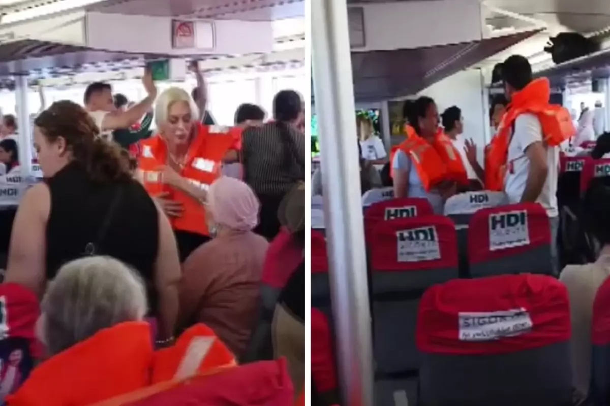 İstanbul-Avşa Adası Feribotu Kayaya Çarptı