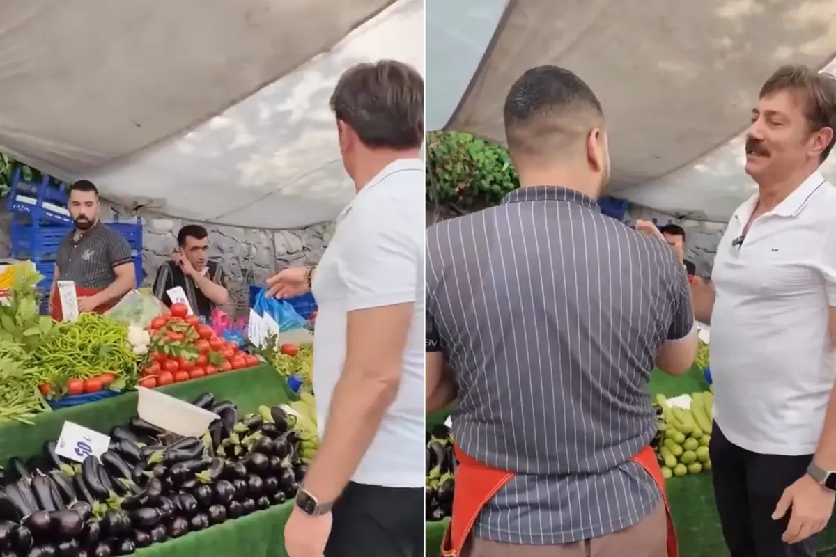 Pazara İnen Belediye Başkanı Fiyat Artışına Tepki Gösterdi
