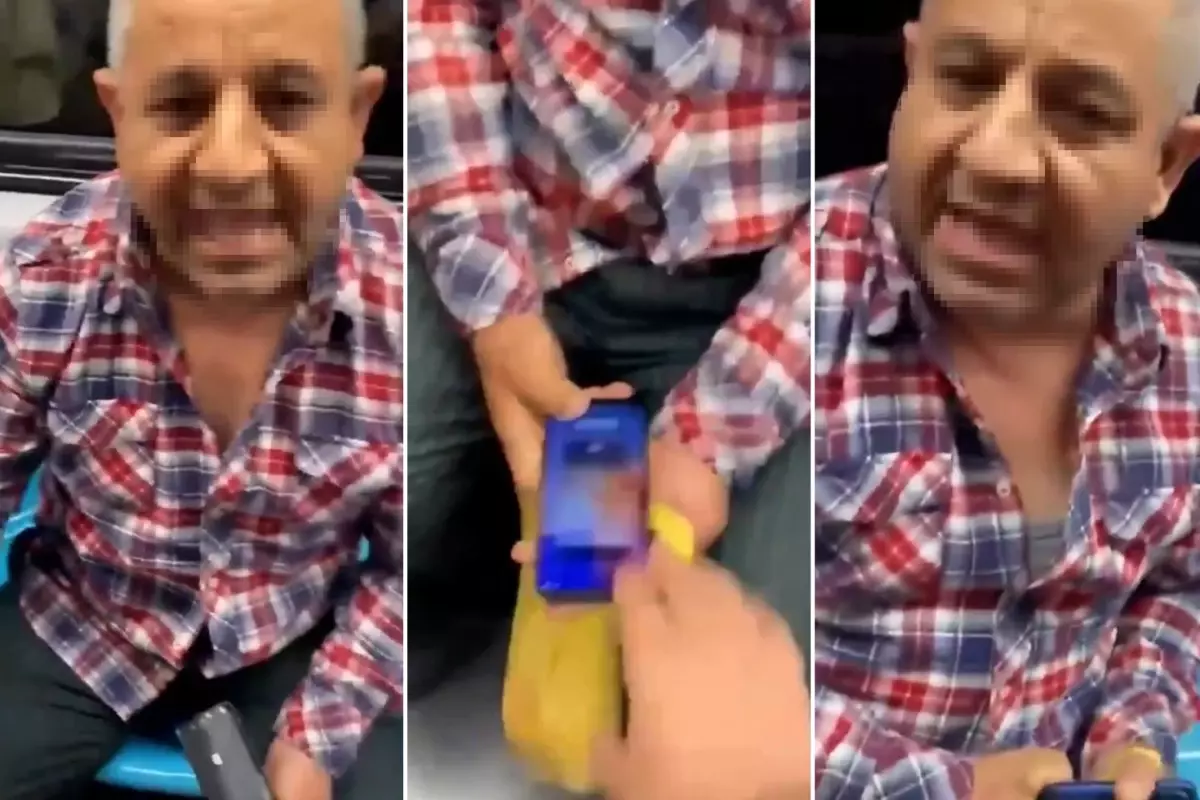 Metroda Kadınların Fotoğrafını Çeken Şahıs Yakalanınca Telefonunu Parçaladı