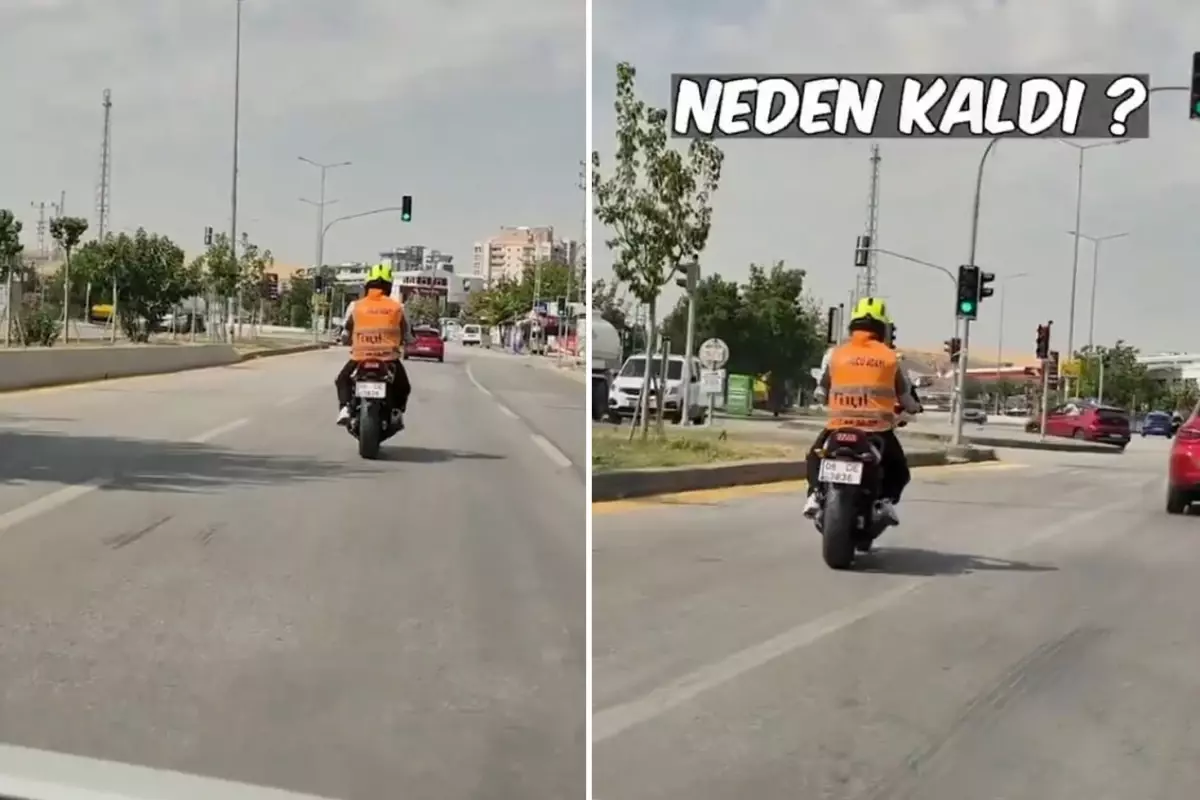 Ehliyet Sınavında Kalan Motosiklet Sürücüsü Sosyal Medyayı İkiye Böldü