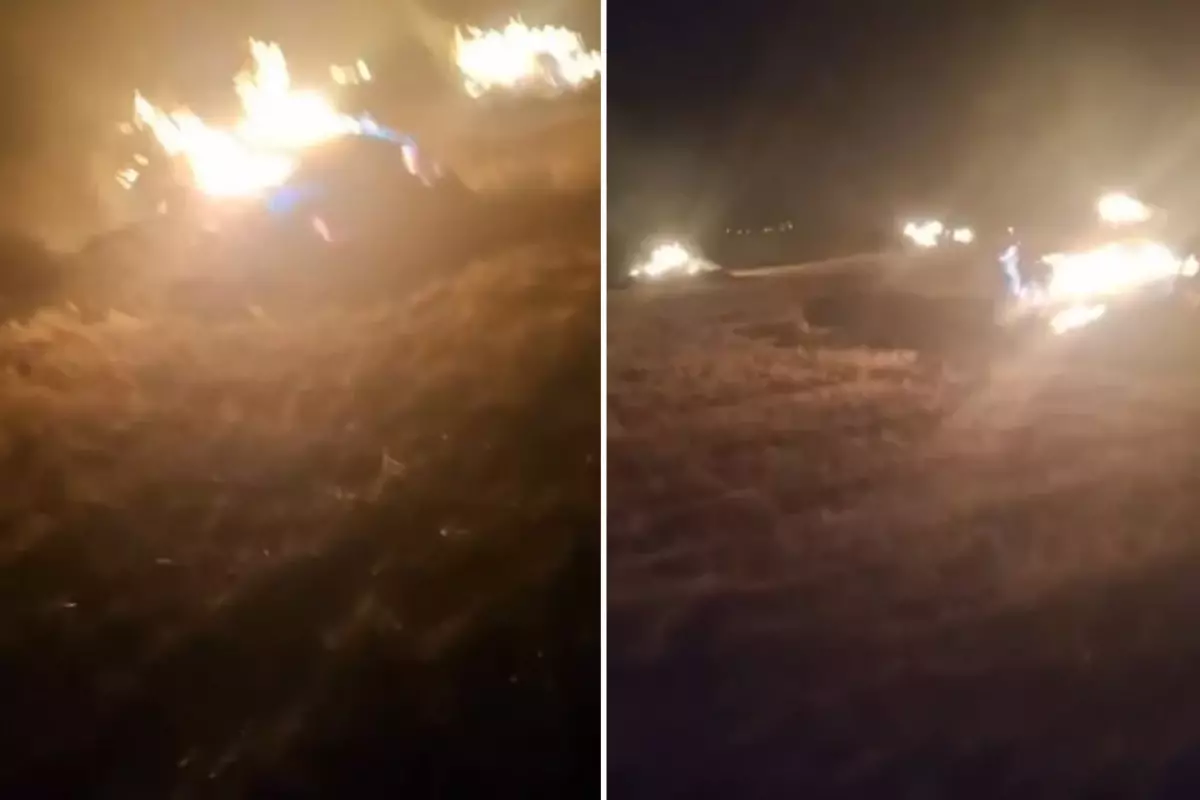 Bu köyde 1 Haftadır Gece Çıkan Yangınlar Köylüleri Tedirgin Ediyor