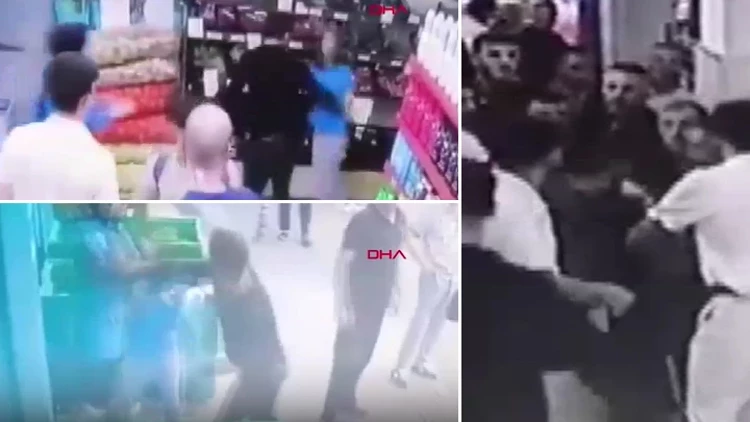 Yalova’da Markette Yaşanan Saldırı Güvenlik Kamerasına Yansıdı Yalova’da Markette Yaşanan Saldırı Güvenlik Kamerasına Yansıdı