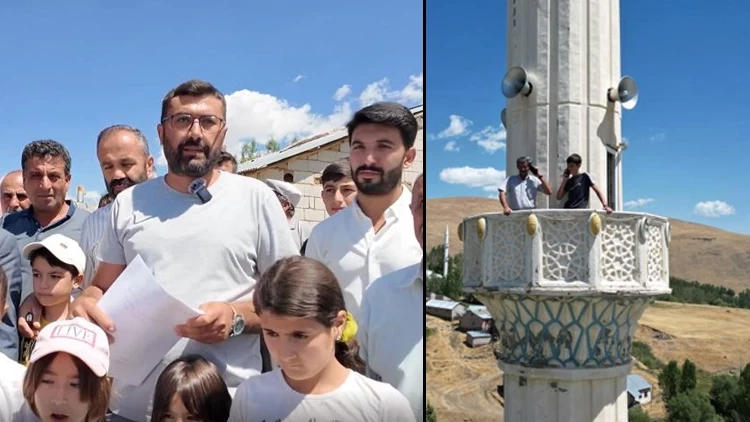 Başka Çareleri Yok! Telefonunu Kapan Cami Minresine Çıkıyor