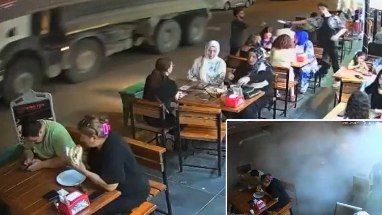 Yemek Yerken Neye Uğradıklarını Şaşırdılar: Patlayan Lastik Yalova’daki Restoranda Panik Yarattı