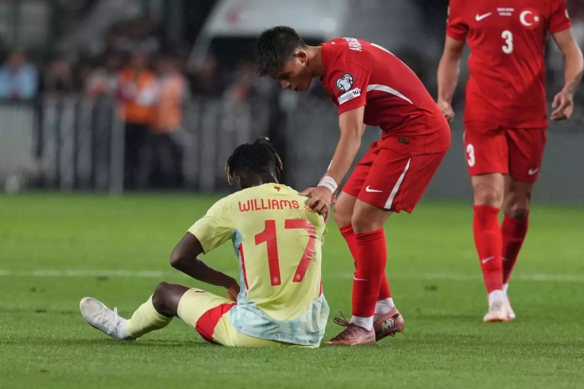 Türkiye-İspanya Maçında Sakatlanan Nico Williams 6 Hafta Sahalardan Uzak Kalacak