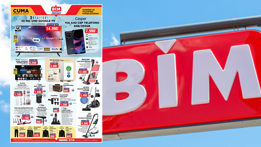 BİM 3 Ekim Aktüel Ürünler Kataloğu Yayınlandı