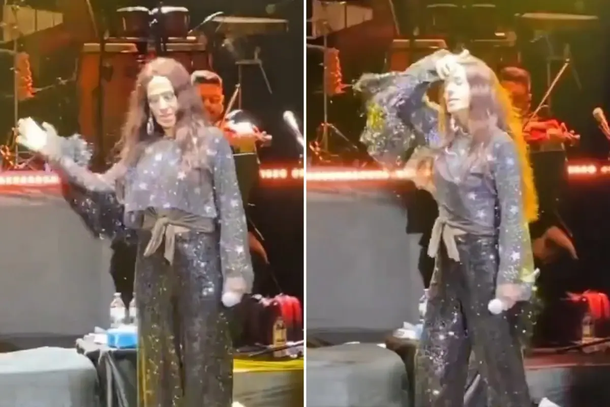 Yıldız Tilbe Bursa Konserinde Peruğunu Çıkararak Halay Çekti Yıldız Tilbe Bursa Konserinde Peruğunu Çıkararak Halay Çekti