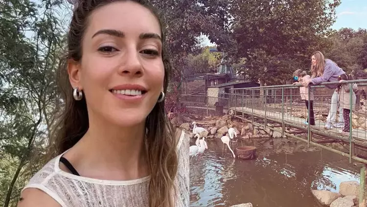 Sinem Kobal, Kızlarıyla Birlikte Doğada Zaman Geçirdi Sinem Kobal, Kızlarıyla Birlikte Doğada Zaman Geçirdi