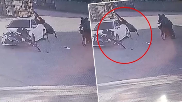 Hatay’da Motosiklet Kazası: Yaşlı Çiftin Üzerine Savruldu, 4 Kişi Yaralandı