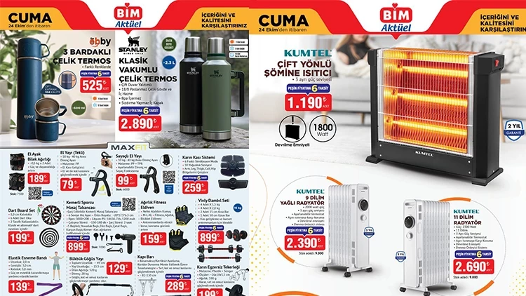 BİM 24 Ekim 2025 Aktüel Ürünler Kataloğu BİM 24 Ekim 2025 Aktüel Ürünler Kataloğu