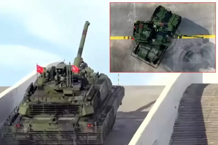 Altay Tankı Test Sürüşünde Performansıyla Dikkat Çekti