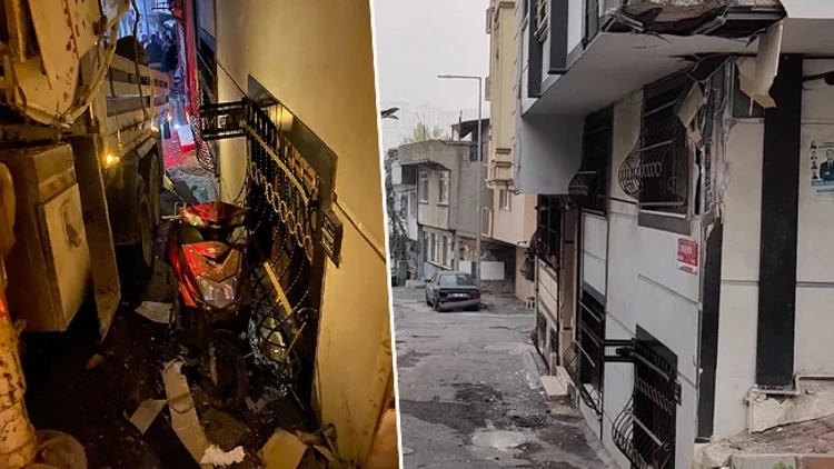 İstanbul Eyüpsultan'da Gece Yarısı Kaza: Vinç 4 Araca ve 2 Binaya Çarptı İstanbul Eyüpsultan'da Gece Yarısı Kaza: Vinç 4 Araca ve 2 Binaya Çarptı