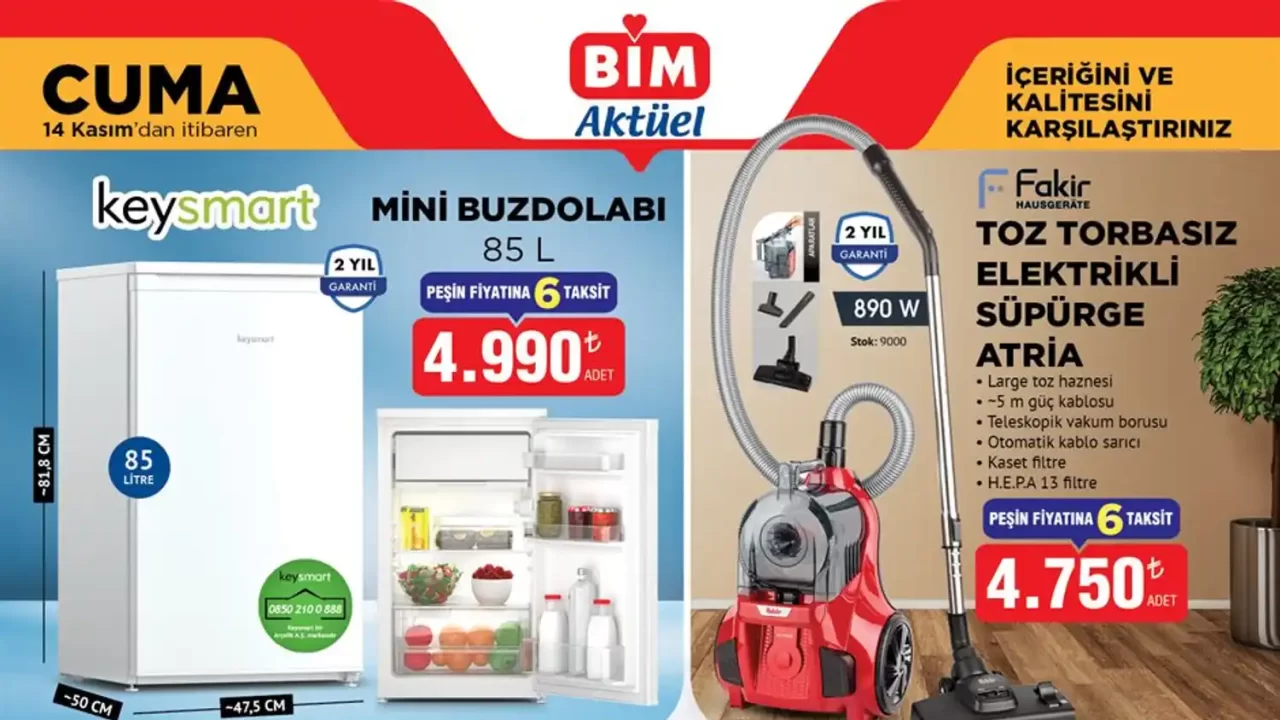 BİM 14 Kasım 2025 Aktüel Kataloğu Yayınlandı