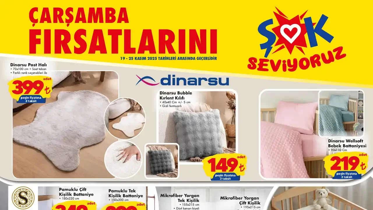 Şok 19 Kasım 2025 Aktüel Ürünler Kataloğunda Neler Var? Şok 19 Kasım 2025 Aktüel Ürünler Kataloğunda Neler Var?