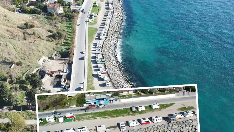 Beylikdüzü Sahilinde Karavan Yoğunluğu Tepkilere Neden Oldu Beylikdüzü Sahilinde Karavan Yoğunluğu Tepkilere Neden Oldu