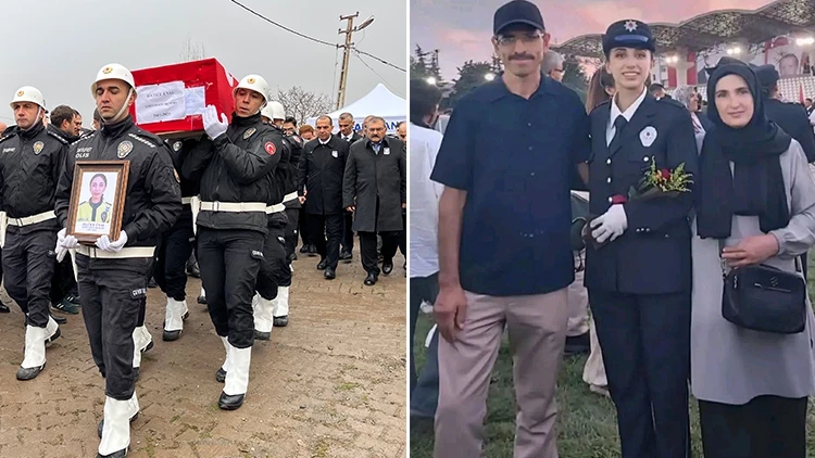 Trafik Kazasında Yaralanan Polis Memuru Hatice Ünal, Memleketinde Uğurlandı