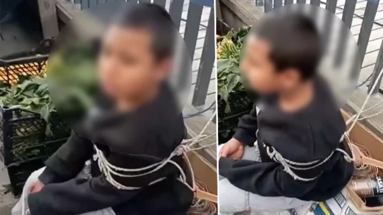Sarıyer’de Pazarda Hırsızlık İddiası: Bir Çocuk İple Bağlandı