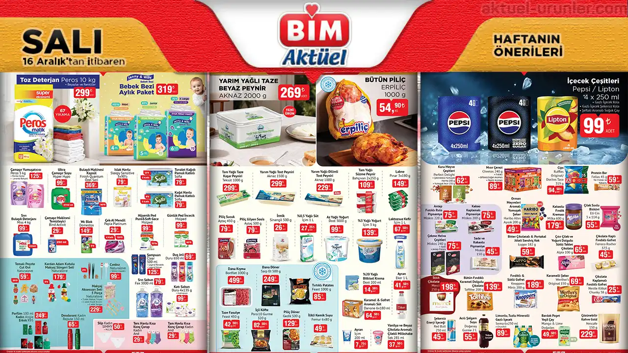 BİM 16 Aralık 2025 Aktüel Ürün Kataloğu Yayınlandı BİM 16 Aralık 2025 Aktüel Ürün Kataloğu Yayınlandı