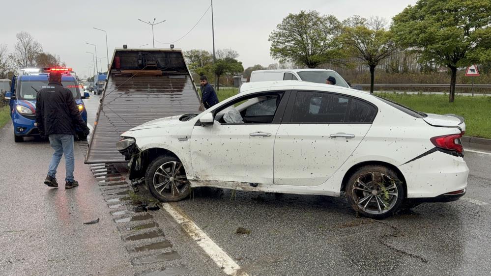 Samsun’da Feci Kaza: Takla Atan Araçta 3 Kişi Yaralandı