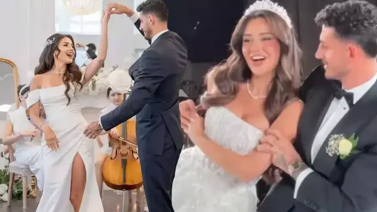 Hazal Çağlar ile Samet Akaydın Evlendi: Ünlü İsimler Düğünde Buluştu Hazal Çağlar ile Samet Akaydın Evlendi: Ünlü İsimler Düğünde Buluştu
