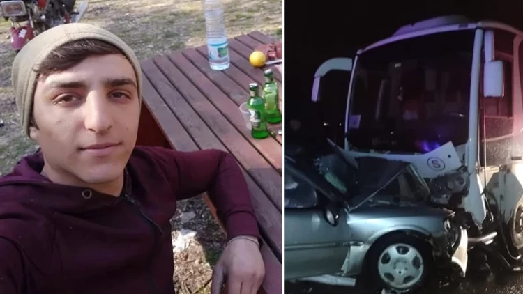 Gönen’de İşçi Servisi ile Otomobil Çarpıştı: 1 Kişi Hayatını Kaybetti