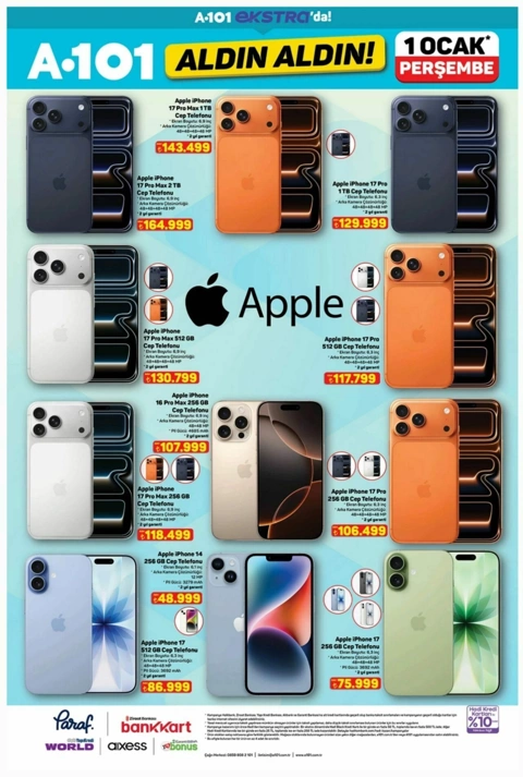 A101, iPhone 17 Satışına Başladı: Uygun Fiyatlı Kampanya Dikkat Çekti