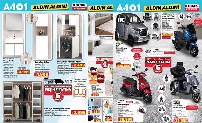 A101'de 8 Ocak Fırsatları Başlıyor: Bu Perşembe Raflarda Hangi Ürünler Var?