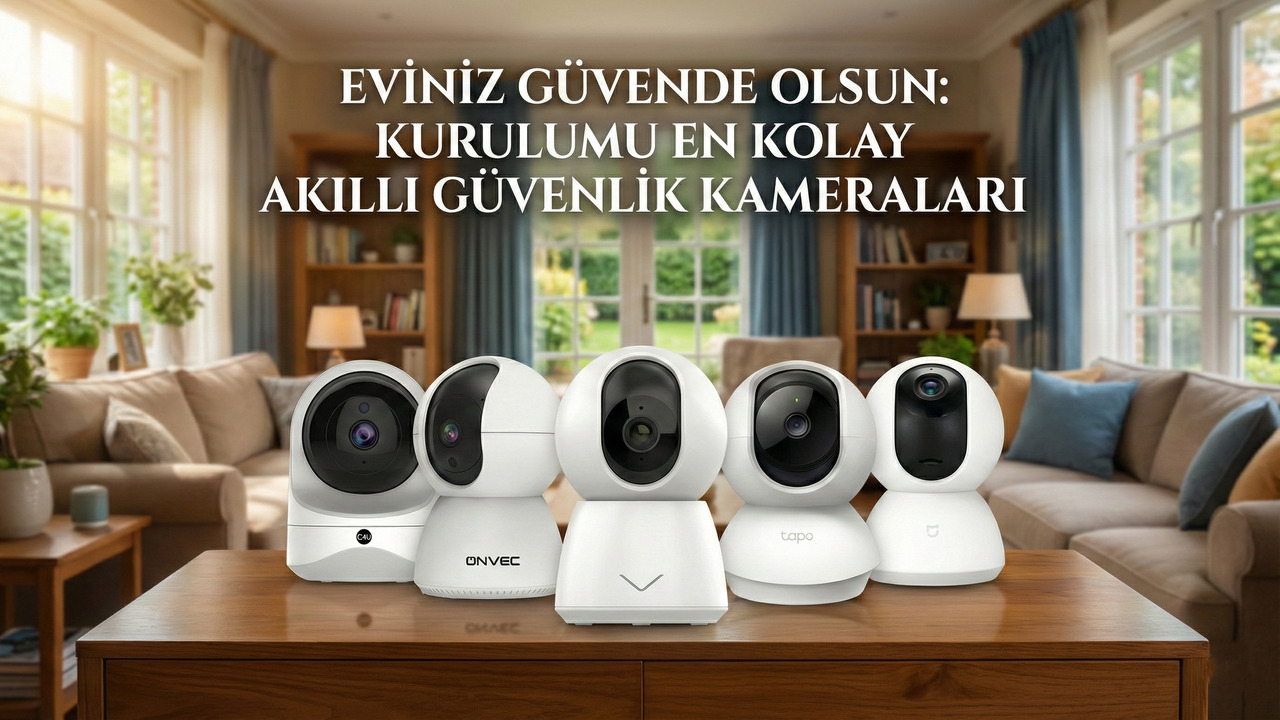 Evinizi Korumak Artık Daha Kolay: En Kolay Kurulan Akıllı Güvenlik Kameraları