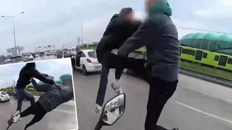 Yol Verme Tartışması Kavgaya Dönüştü, Sürücülerin Ehliyetlerine El Konuldu