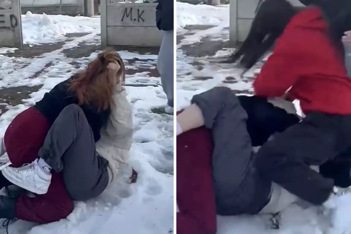 Okul Çıkışında Kız Öğrencilere Parkta Şiddet Uygulandı