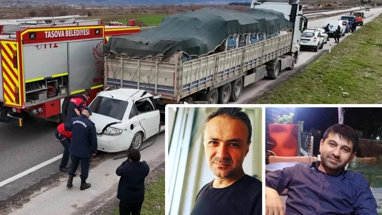 Amasya’da Trafik Kazası Cenazeye Giderken 2 Kişi Hayatını Kaybetti