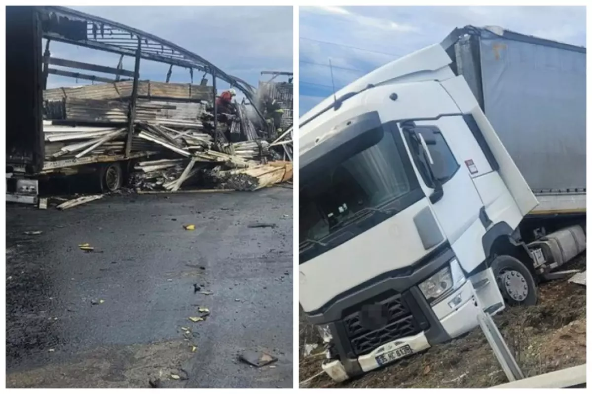 Komşuda Korkunç Kaza! İki Türk Şoför Hayatını Kaybetti Komşuda Korkunç Kaza! İki Türk Şoför Hayatını Kaybetti