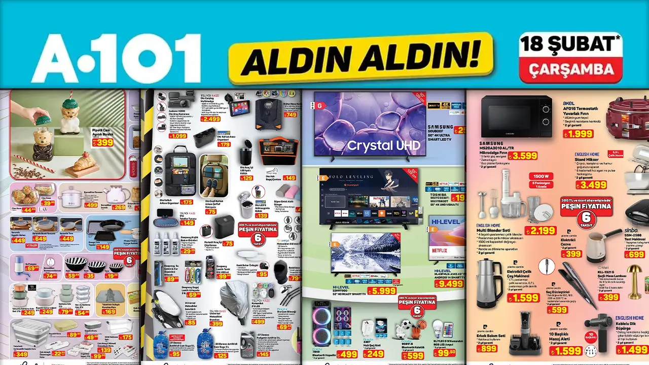 A101 18 Şubat 2026 Aktüel Kataloğu Neden 1 Gün Erken Geldi İşte Detaylar