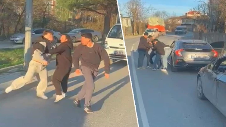 Arnavutköy’de Trafikte Yol Verme Tartışması Kavgaya Dönüştü